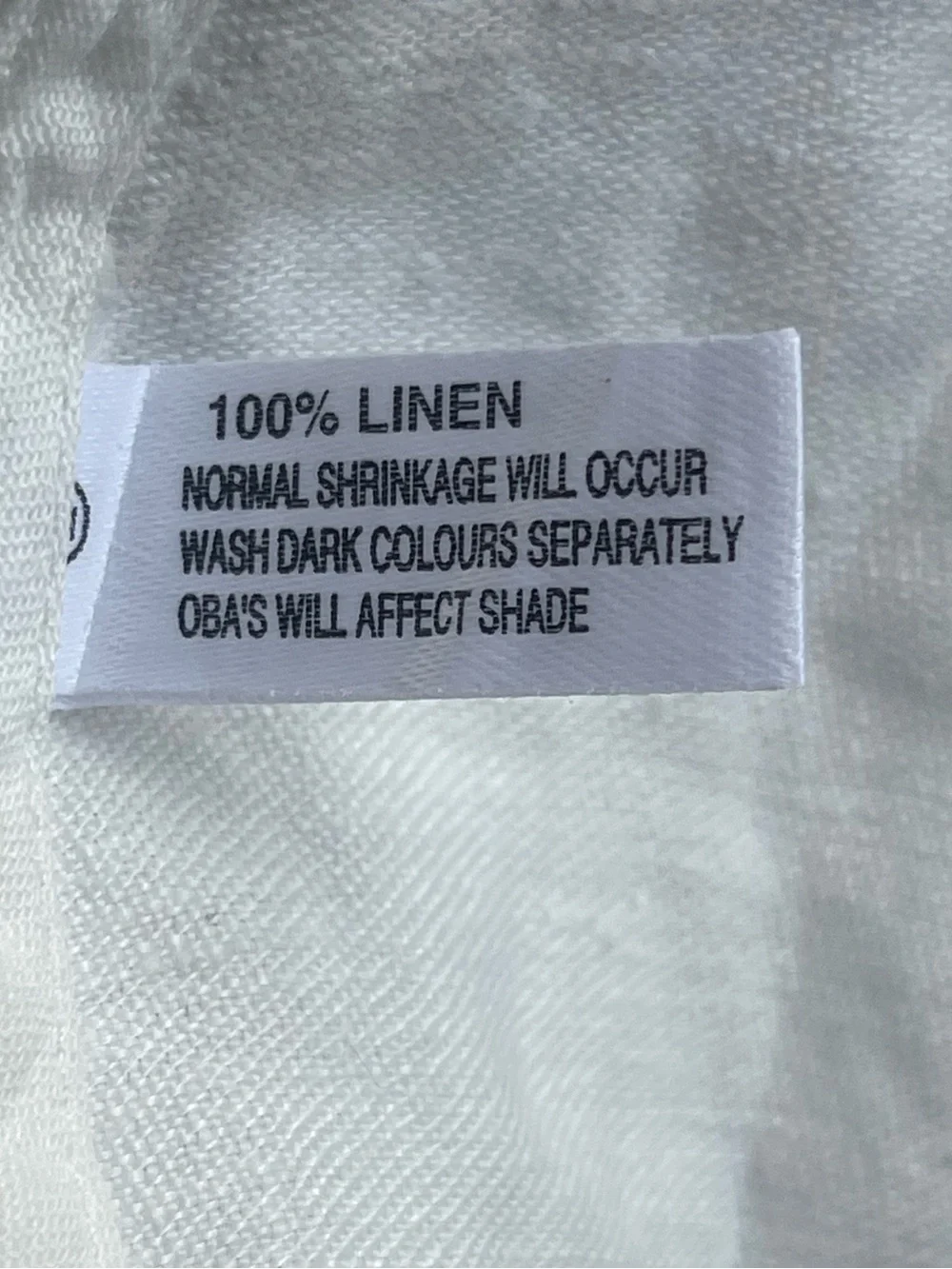 100% Irish Linen Oval Tablecloth Made in Ireland White Shamrock Damask 84x67